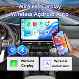 15.6 Inch Car Radio Upgrade Stereo Compatible with Toyota 4Runner 2010-2023, Android 13 System 8+256GB Large Touchscreen Car Head Unit with Wireless CarPlay & Android Auto/SWC/GPS Navigation
