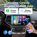 Car Radio for Jeep Grand Cherokee 2014-2021 Wireless CarPlay & Android Auto, 2GB+64GB, Bluetooth, AM/FM, SWC, Backup Camera & Touchscreen