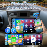 Car Radio for Toyota Highlander 2008-2013,10 Inch QLED Touch Screen Car Stereo with Carplay&Android Auto,WiFi,GPS Navigation,Bluetooth5.0,FM&AM Radio