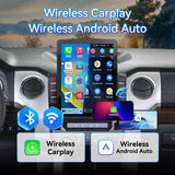 Car Stereo Radio Compatible with Toyota Tundra 2014-2021 with Wireless CarPlay Android Auto, Android 14 Head Unit, 9era.7 Inch Touchscreen Support Bluetooth, FM/GPS/WiFi/Mirror Link/Backup Cam