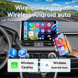 Car Radio for Toyota RAV4 2019-2022 with  Wireless CarPlay CarPlay Android Auto GPS Navigation 10.1-inch Touch Screen Bluetooth WiFi Back Camera
