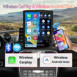 Car Stereo for Dodge Grand Caravan / Chrysler Town & Country (2013–2016), 9.7" Touchscreen Android Head Unit, 2+64GB, Wireless CarPlay & Android Auto, WiFi, GPS, Bluetooth, 1080P Backup Camera