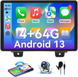 11.5 Inch Car Radio Stereo Compatible with Jeep Wrangler JL 2018-2023/Gladiator JT 2020 2021,4+64G Android Car Radio with CarPlay &Android Auto GPS Navigation SWC Backup Camera