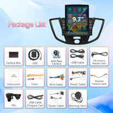 Car Stereo Radio Upgrade Compatible with Ford Transit 150 250 350 2015-2018, Touch Screen with Wireless CarPlay & Android Auto, GPS Navigation, FM, SWC, Backup Camera, Mic