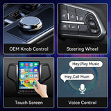 Car Radio for Grand Cherokee 2014-2021 8Core Head Unit 4GB+64GB with CarPlay/Android Auto Touch Screen with 1080P Backup Camera Stereo Upgrade with FM/AM, GPS, Bluetooth WiFi