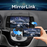 2+64G 9 inch Car Radio for Hyundai Santa Fe 2006-2012 | IPS Touch Screen Wireless Carplay Android Auto Bluetooth5.0 GPS Navigation FM RDS 5GHz WiFi Backup Camera