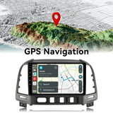 2+64G 9 inch Car Radio for Hyundai Santa Fe 2006-2012 | IPS Touch Screen Wireless Carplay Android Auto Bluetooth5.0 GPS Navigation FM RDS 5GHz WiFi Backup Camera