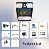 Android 13 Car Stereo Radio Compatible with Subaru Forester WRX Impreza STi Crosstrek 2016-2018 with Wireless CarPlay Android Auto 9" Screen, WiFi/Bluetooth/GPS/Backup Camera