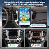 Qualcomm Android 13 Car Radio Stereo Compatible with Chevrolet Suburban Tahoe GMC Yukon 2014-2020 (OEM 8 Inches) 14.5" 2K IPS Touch Screen 8 Core 8G+128G Wireless CarPlay & Android Auto GPS 4G/WiFi