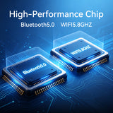 Wireless CarPlay Adapter / Android Auto Dongle, 5.8GHz WiFi Auto Connection
