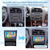 Car Radio Compatible with Lexus GS300 GS350 GS400 1998-2005,9''Touchscreen Head Unit Car Stereo Support Bluebooth,Wireless Carplay/Android Auto, GPS, WiFi, Backup Camera