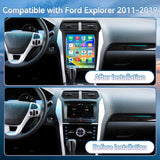 Car Stereo for 2011-2019 Ford Explorer with Wireless CarPlay/Android Auto/