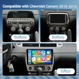Car Radio Stereo for Chevrolet Chevy Camaro 2010-2015: 1080P Backup Camera GPS Navigation FM 9 Inch 1280 * 800 HD IPS Touchscreen 5G WiFi Wireless CarPlay Android Auto SWC