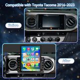Car Radio for Toyota Tacoma 2016 2017 2018 2019 2020 2021 2022 2023 9.7 Inch Touchscreen Tacoma Stereo Head Unit, Wireless Carplay Android Auto, GPS Navigation, BT FM SWC 5GWiFi, Backup Camera