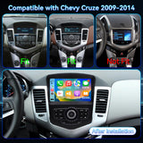 Android 14 Car Radio Stereo Compatible with Chevrolet Cruze 2009-2015, 8" OEM Style Touch Screen Wireless CarPlay & Android Auto GPS Navigation FM Radio Upgrade Bluetooth HD Backup Camera 2GB+64GB