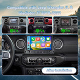 Car Radio for Jeep Wrangler JL & Gladiator JT 2018-2022 [2GB+64GB] 10 inch Touch Screen Android 13 Stereo with Wireless Carplay Android Auto/GPS/AM/FM/5G WiFi/DSP Visit the litillbuly Store