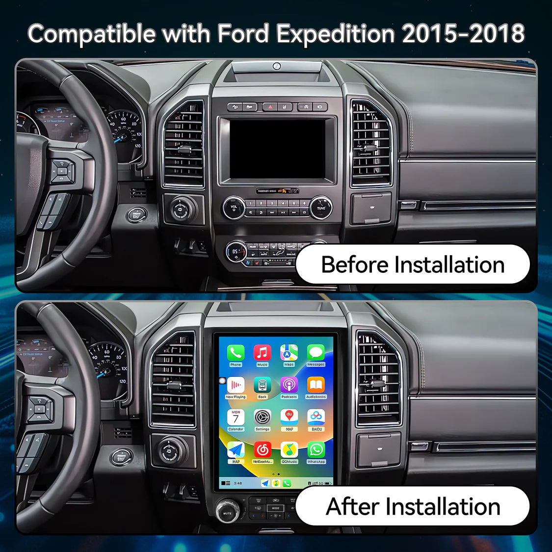Car Stereo for Ford Expedition 2015-2018