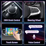 14.6''2K IPS Touch Screen Car Stereo Radio Compatible with Toyota Tundra 2022-2024.4+64GB,Wireless Carplay＆Android Auto/AM/FM/4G, GPS Navigation Multimedia Player Head Unit
