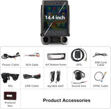 14.4" Android 13 Car Radio Stereo Compatible with Ford Expedition 2018 2019 2020 2021 2022 2023 Upgrade, CarPlay & Android Auto/ 4G LTE/WiFi/GPS/ 8+128GB Head Unit Replacement, Retain OEM Sync3 & AC