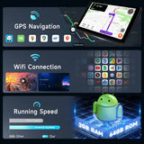 Car Stereo for Toyota Prius XW50 2015-2020, Android 9 Inch IPS Touch Screen Radio with Wireless Carplay &Android Auto, GPS, Double Din, Bluetooth DSP, WiFi, FM RDS, Camera