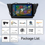 Android 13 Car Radio for Toyota Prius V Alpha 2012-2017 | Carplay Android Auto, 9 Inch Touchscreen Head Unit Bluetooth GPS SWC RCA Back Camera (For Prius Plus V Alpha 2012-2017)
