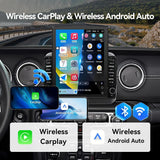 Android 14 Car Stereo Radio Compatible with Jeep Wrangler JL 2018-2021 Gladiator JT 2020 2021 Upgrade,Wireless CarPlay & Android Auto AHD Backup Camera 9.7 Touch Screen GPS SWC Bluetooth 2+64G