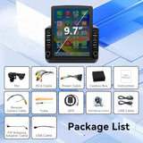 Android 14 Car Stereo Radio Compatible with Jeep Wrangler JL 2018-2021 Gladiator JT 2020 2021 Upgrade,Wireless CarPlay & Android Auto AHD Backup Camera 9.7 Touch Screen GPS SWC Bluetooth 2+64G