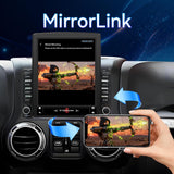 Android 14 Car Radio Stereo Compatible with Jeep Wrangler JK 2011-2017, 9.7" Touch Stereo with Wireless CarPlay Android Auto GPS WiFi Bluetooth Backup Camera 2+64G