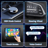 Car Radio for Toyota Prius 2003 2004 2005 2006 2007 2008 2009 Stereo, 9’’ Touch Screen Head Unit for Prius Android Radio Bluetooth, Wireless Carplay Android Auto, GPS, WiFi, HiFi, SWC, Mic, Backup Cam