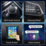 Car Radio Stereo for 2018–2021 Subaru XV/Crosstrek - 9.7" IPS Touch Screen, Upgrade Dash Kit with CarPlay & Android Auto, GPS Navigation, SWC Support, Bluetooth 5, WiFi