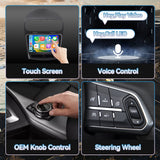 Car Radio for Dodge Journey 2011-2020, 9 Inch Touchscreen Stereo Support Carplay & Android Auto Bluetooth/Voice Control/GPS/WiFi/Back-up Camera/SWC/FM