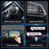 Car Stereo for Toyota Prius C 2012 2013 2014, Hikity 9'' Touch Screen Prius C Car Radio Wireless CarPlay Android Auto GPS Mirror Link 5G WiFi Bluetooth FM/EQ/RDS Backup Cam+MIC