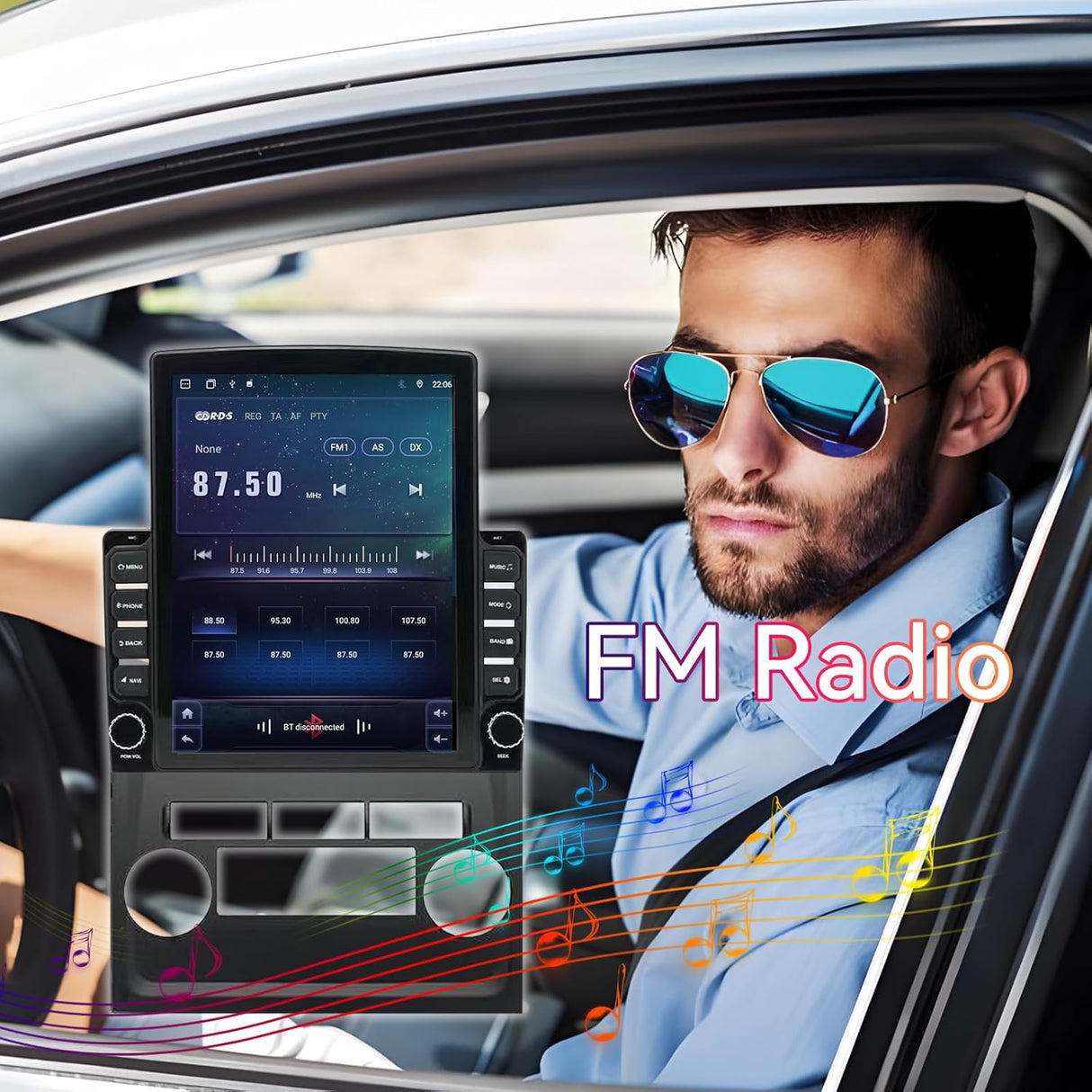 Car Stereo for Nissan Frontier/Xterra 2009-2014 | Wireless CarPlay/Android Auto |  2+64G