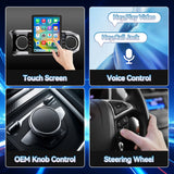 Car Radio for Toyota Tacoma 2016 2017 2018 2019 2020 2021 2022 2023 9.7 Inch Touchscreen Tacoma Stereo Head Unit, Wireless Carplay Android Auto, GPS Navigation, BT FM SWC 5GWiFi, Backup Camera