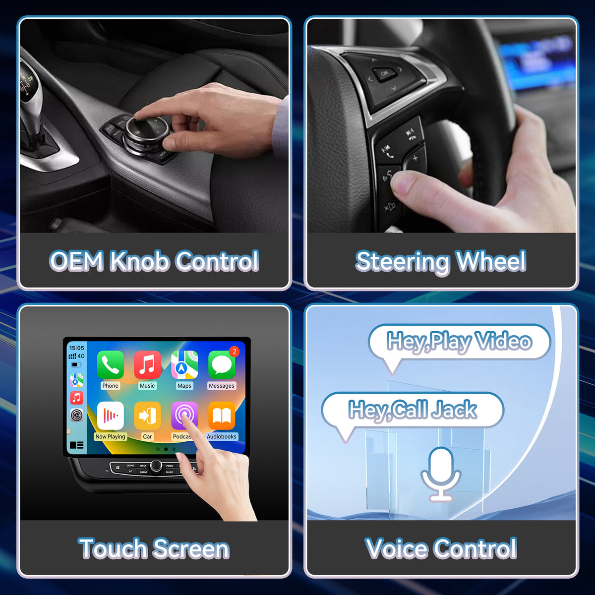 Car Stereo Radio Compatible with Chevrolet Camaro 2016-2019, 4G+64G 13" Touch Screen Car Stereo with Wireless Carplay Android Auto,FM,Multimedia Receiver with GPS Bluetooth ＆ Backup Camera