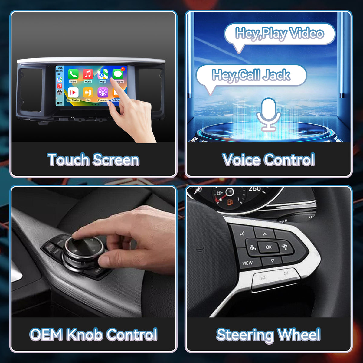 Car Stereo Upgrade Radio Compatible with Nissan Pathfinder 2012-2020 Wireless CarPlay Android Auto Head Unit GPS Navigation Bluetooth WiFi FM