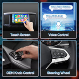 Car Stereo Upgrade Radio Compatible with Nissan Pathfinder 2012-2020 Wireless CarPlay Android Auto Head Unit GPS Navigation Bluetooth WiFi FM