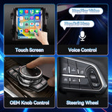 Car Stereo for Toyota Fortuner 2018-2020, Wireless CarPlay Android Auto Radio Replacement, 8GB+128GB, GPS Navigation