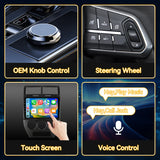 Car Radio for Jeep Compass 2007 2008 2009 Wireless Carplay Android Auto, 10.1" Touch Screen Car Stereo GPS Navigation WiFi Bluetooth SWC