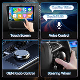 Car Radio for Nissan Altima Teana (Manual AC)2008 2009 2010 2011 2012 IPS HD Touchscreen Screen Double Din Car Stereo with Carplay & Android Auto Support Backup Camera GPS Navi FM WiFi BT