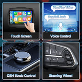 Car Radio for Jeep Renegade 2015 2016 2017 2018 2019 2020 64G 5GWiFi Upgrade Touchscreen Stereo for Jeep Renegade Accessories 9in Carplay Android Auto Headunit GPS Bluetooth FM Camera