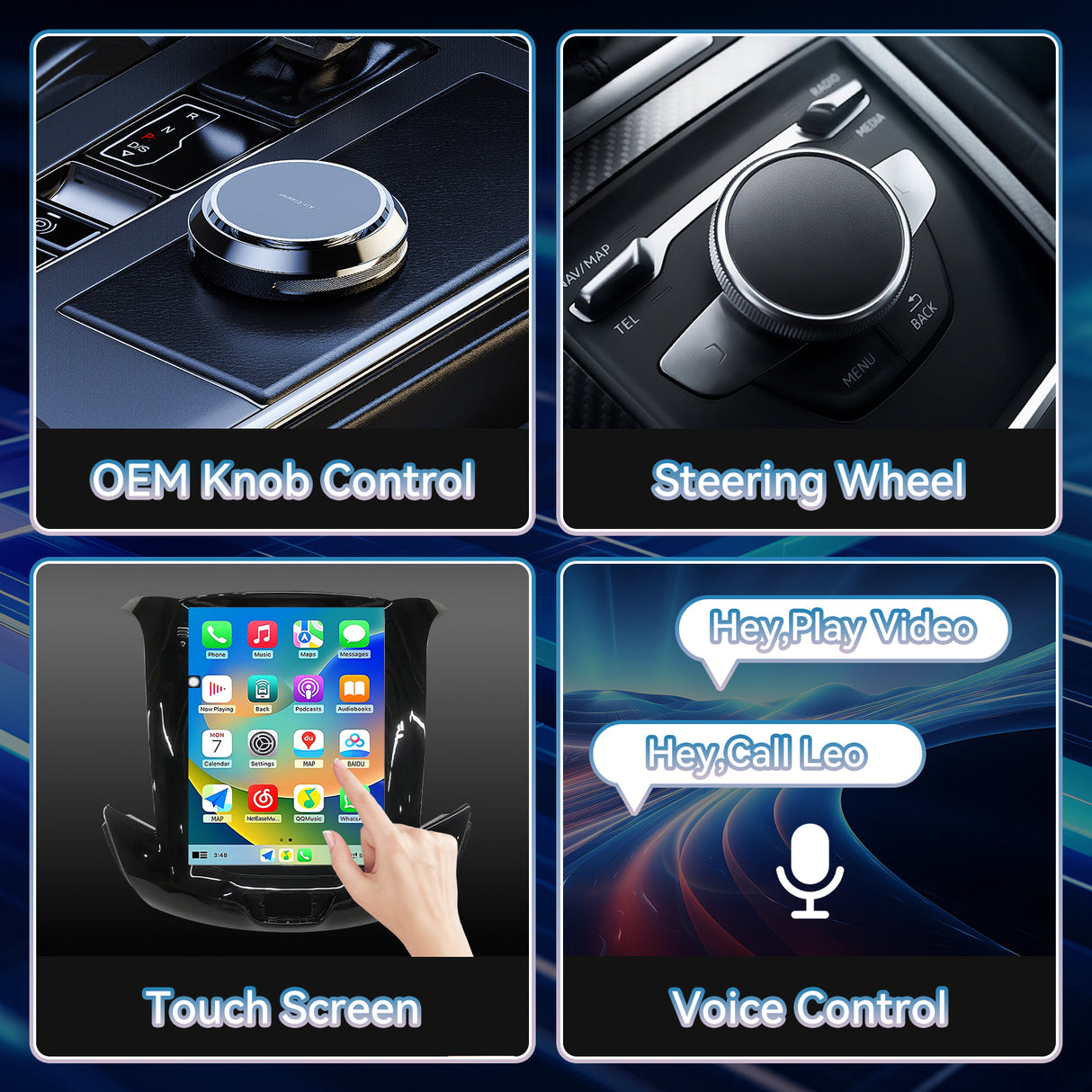 2GB+64GB Car Stereo Radio Compatible with Chevrolet Chevy Cruze 2016-2018 with Wireless Carplay Andriod Auto, Android 13 Touchscreen Support Bluetooth, FM/GPS/Mirror Link/SWC/Backup Camera(9.7 Inch)