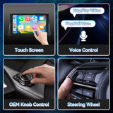 Car Radio Stereo for Honda Accord 8th 2008 2009 2010 2011 2012 2013 with Wireless Carplay Android Auto Bluetooth Touch Screen with WiFi FM GPS SWC Backup Camera
