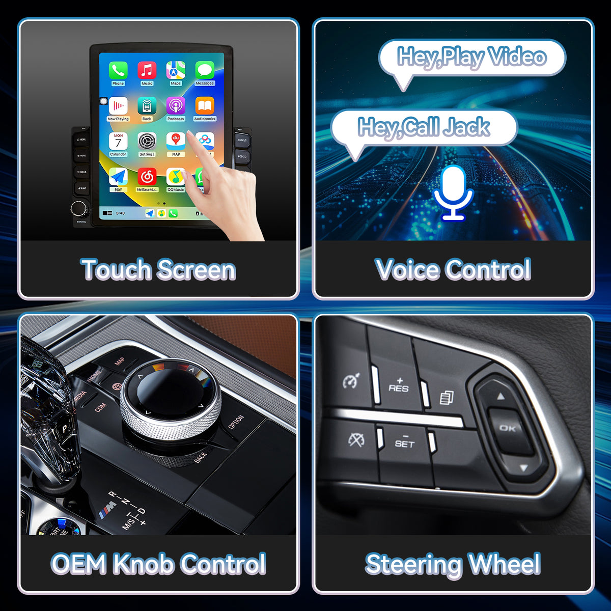 Car Stereo for Nissan Frontier/Xterra 2009-2014 | Wireless CarPlay/Android Auto | 9.7 | Android14 | 4+64G
