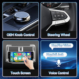 Car Stereo Radio Upgrade for Toyota 4Runner 2009-2019 CarPlay Android Auto 9" Touchscreen Car Radio Stereo Player Head Unit with GPS Navigation Bluetooth WiFi SWC FM RDS Backup Camera Mic