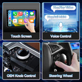 Car Radio for Chrysler Grand Voyager 2013-2016, with Wireless CarPlay Android Auto Mirror Link, Bluetooth