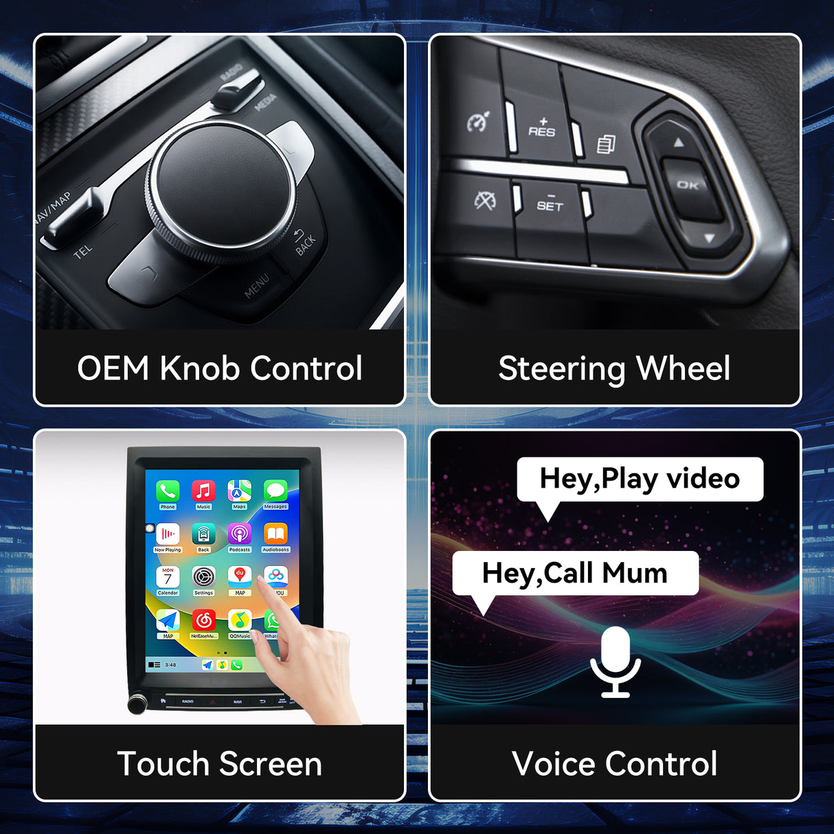 12.1 inch Android 13 Car Radio for Ford expedition F350 2013-2017, Upgrade Head  Carplay Android Auto GPS Navigation,4G+64G, 8Core