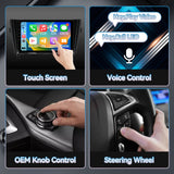Android 13 Car Radio Stereo for Nissan Rogue X-Trail  2014-2018(Auto AC) with 10.1" Touchscreen Radio Built-in Wireless Carplay/Android Auto/GPS/Bluetooth/FM/AUX-in/SWC/Camera