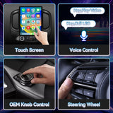 Car Stereo Radio for Chevrolet Colorado 2015-2018, T-Style 12.1" Touchscreen with Wireless CarPlay & Android Auto, 8-Core Processor, 4GB RAM + 64GB ROM, Mirror Link, WiFi, Bluetooth, FM, DSP, SWC, Backup Camera