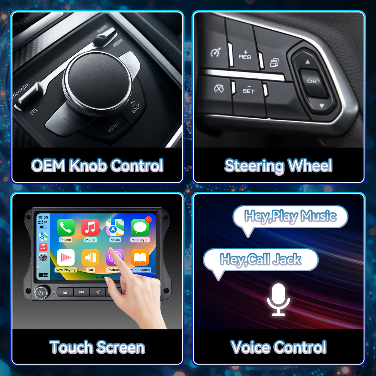 Car Radio for Jeep Wrangler JL & Gladiator JT 2018-2022 [2GB+64GB] 10 inch Touch Screen Android 13 Stereo with Wireless Carplay Android Auto/GPS/AM/FM/5G WiFi/DSP Visit the litillbuly Store
